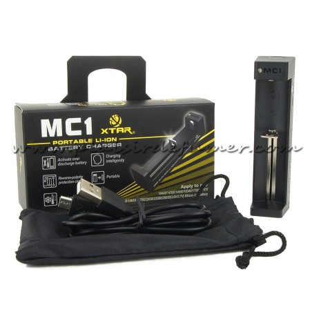 Chargeur d'accu 1 slot  XTAR MC1 portable