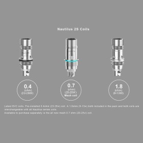 BVC Nautilus - Nautilus mini - Nautilus 2S - ASPIRE - Résistance de rechange