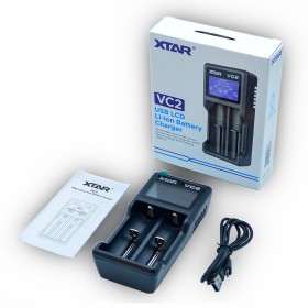 XTAR Light VC2 - Chargeur d'accu 2 slots