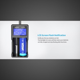 XTAR Light VC2 - Chargeur d'accu 2 slots