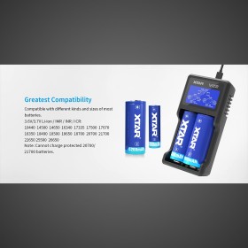 XTAR Light VC2 - Chargeur d'accu 2 slots