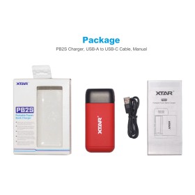 XTAR PB2S - Power bank & chargeur d'accu 2 slots