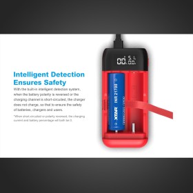 XTAR PB2S - Power bank & chargeur d'accu 2 slots
