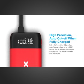 XTAR PB2S - Power bank & chargeur d'accu 2 slots