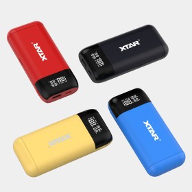 XTAR PB2S - Power bank & chargeur d'accu 2 slots