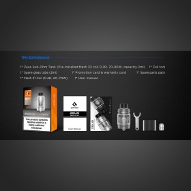 Zeus Sub-Ohm tank 2ml - GEEK VAPE
