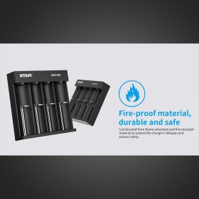 MC4S - Chargeur d'accu 4 slots - XTAR