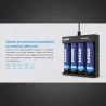 MC4S - Chargeur d'accu 4 slots - XTAR