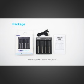 MC4S - Chargeur d'accu 4 slots - XTAR