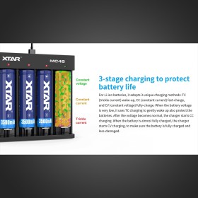 MC4S - Chargeur d'accu 4 slots - XTAR
