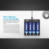 MC4S - Chargeur d'accu 4 slots - XTAR