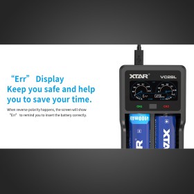 XTAR VC2-SL - Chargeur d'accu 2 slots