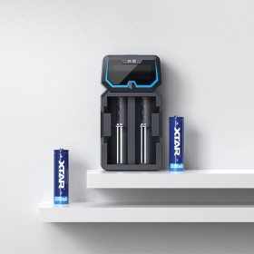 XTAR X2 Light - Chargeur d'accu 2 slots
