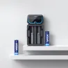 XTAR X2 Light - Chargeur d'accu 2 slots