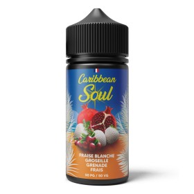 Fraise blanche groseille grenade frais - CARRIBEAN SOUL - BOBBLE - 100ml