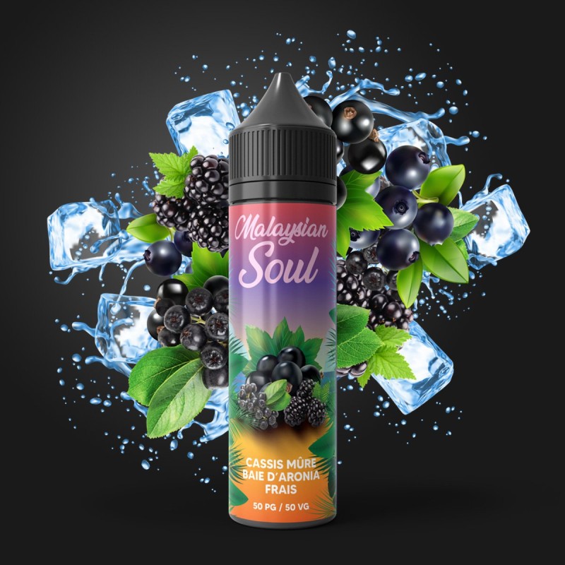 Cassis mûre baies d'Aronia frais - MALAYSIAN SOUL BOBBLE - 50ml