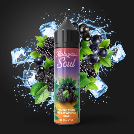 Cassis mûre baies d'Aronia frais - MALAYSIAN SOUL BOBBLE - 50ml