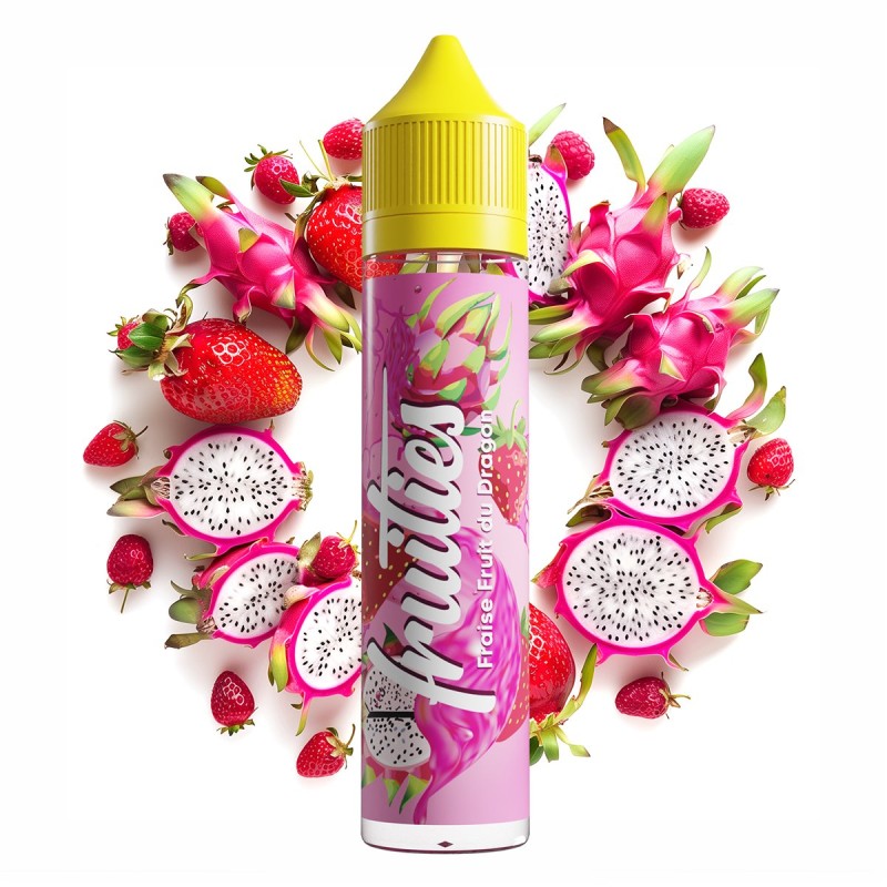 Fraise fruit du dragon - FRUITIES BOBBLE - 50ml