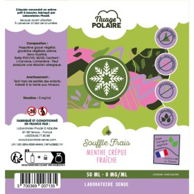 Souffle frais - NUAGE POLAIRE - SENSE - 50ml