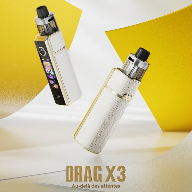 Kit DRAG X3 - VOOPOO sur www.plaisirdefumer.com