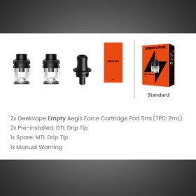 AEGIS FORCE cartouche BTE X2 - GEEK VAPE