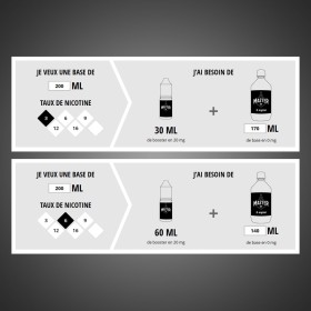 Pack Base + boosters DIY 200ml - MASTER DIY