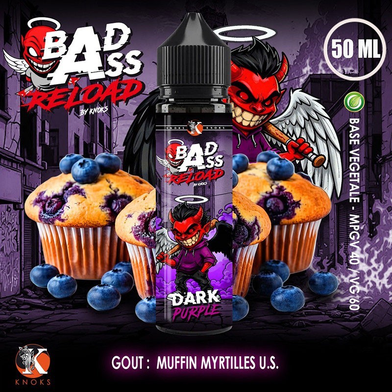 Dark purple - BADASS RELOAD - KNOKS - 50ML