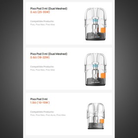 PIXO cartouche BTE X2 - 3ML - ASPIRE