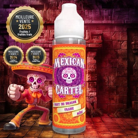 Fruit du dragon fraise mûre - MEXICAN CARTEL - 50 ML