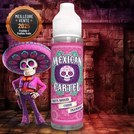 Fruits rouges cassis framboise - MEXICAN CARTEL - 50 ML