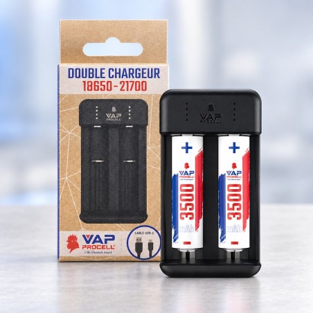 Double chargeur accus VPC-2 - VAP PROCELL